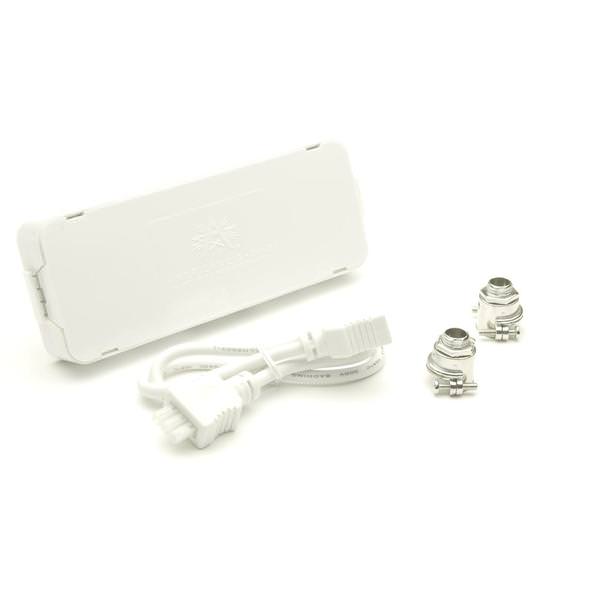 White Direct Wire Junction Box for American Lighting T2 Under Cabinet Light